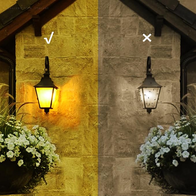 TORCHSTAR Yellow Dusk to Dawn Light Bulbs Outdoor, Sensor A19 LED Light Bulb - Image 4