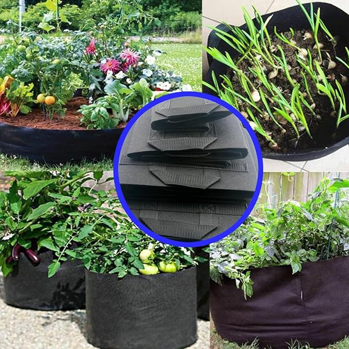 GROWTNT 7 Gallon Grow Bags 24 Pack, 7 Gallon Fabric Pots, Garden Bags to Grow - Image 5