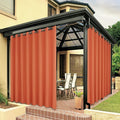 BONZER Outdoor Curtains for Patio Waterproof Thick Privacy Extra Wide Grommet by Bonzer