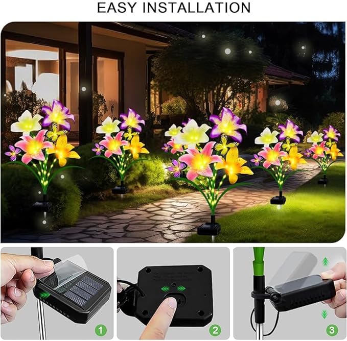 Solar Garden Lights 2 Pack - Image 7