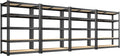 REIBII 2400LBS Storage Shelves 5 Tier Garage Shelving Heavy Duty Adjustable by REIBII