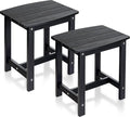 Y&M Outdoor Side Table, HIPS Adirondack Small Single Table, Waterproof Square by YM