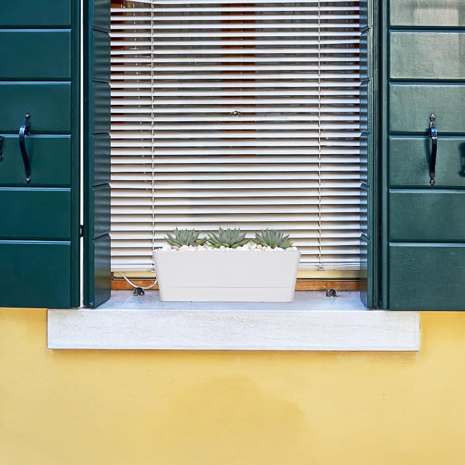 GREANER Window Boxes Planters, Indoor Succulent Cactus Flowers Vegetable - Image 7