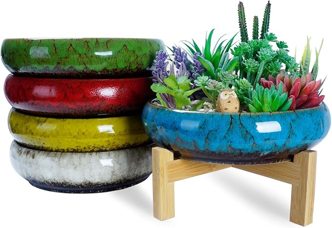 ARTKETTY Succulent Pots with Drainage - Image 7