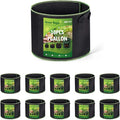 Delxo 10-Pack 7 Gallon Grow Bags Heavy Duty Aeration Fabric Pots Thickened by Delxo