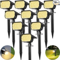 Solar Spot Lights Outdoor 10 Pack, Solar Landscape Spotlights Waterproof by TadyrealSolarLights