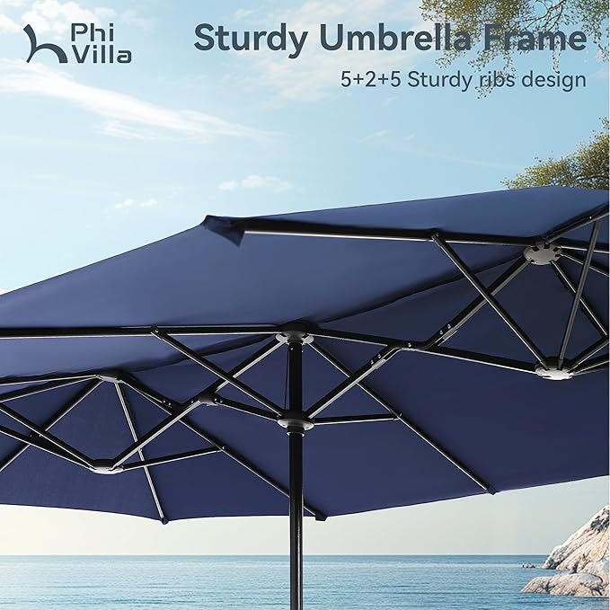 PHI VILLA 8 PCS Patio Dining Set - Image 8