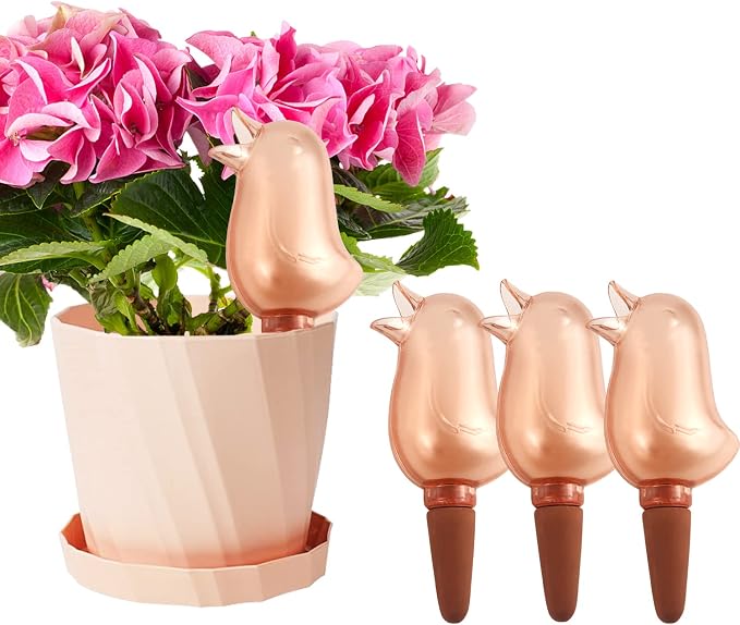 4 Pack Self Watering Spikes, Indoor Plant Watering Globes, Bird Shape Automatic by KIROYAL