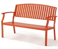 Outdoor Bench Weatherproof Aluminum Patio Garden Bench, Patio Loveseat by Eongdn