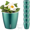 Self Watering Pots for Indoor Plants, Small African Violet Pots by KvyusFlourish