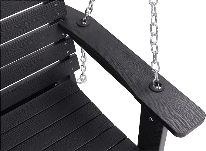 Poly Lumber 2-Seat Porch Swing, HIPS 4.5-Feet Bench Swing - Image 7
