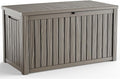 180 Gallon Outdoor Deck Box, Lockable Waterproof Outdoor Storage Boxes by MAIUSCOLI
