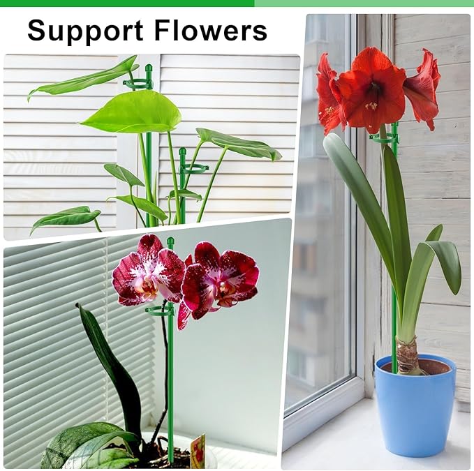 20Pcs Plant Support Stakes 17 inch SupKing Garden Orchid Sticks Extended to 3ft - Image 6