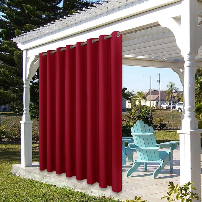 BONZER Extra Wide Waterproof Outdoor Curtains - Image 7