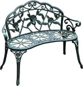 Outsunny Outdoor Bench, Cast Aluminum Outdoor Furniture, Metal Bench by Outsunny