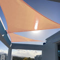 SUNNY GUARD Custom Size 17'x29'x29' Peach Fuzz Sun Shade Sail Right Triangle UV by SUNNYGUARD