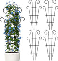 4 Pack Indoor Plant Trellis for Potted Plants Climbing, Outdoor Metal Garden by ThealynGardens
