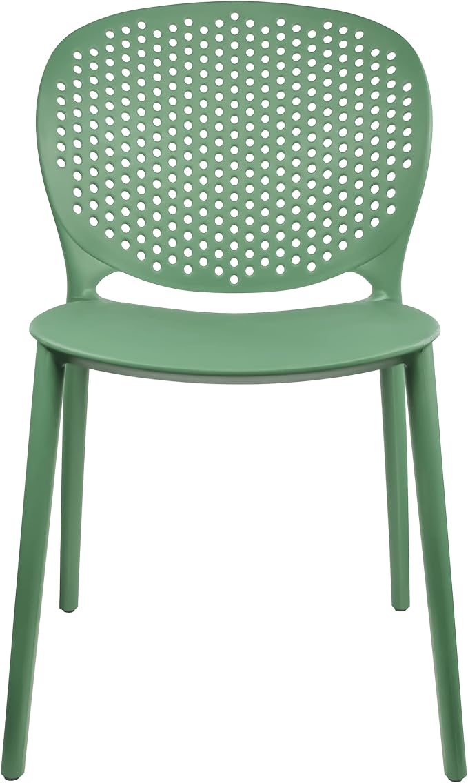 2xhome Patio Dining Chair | Modern Stackable Outdoor Pool Side Chair | Weather by 2xhome