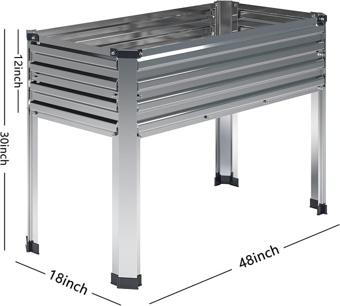 2PCS Galvanized Raised Garden Bed - Image 4