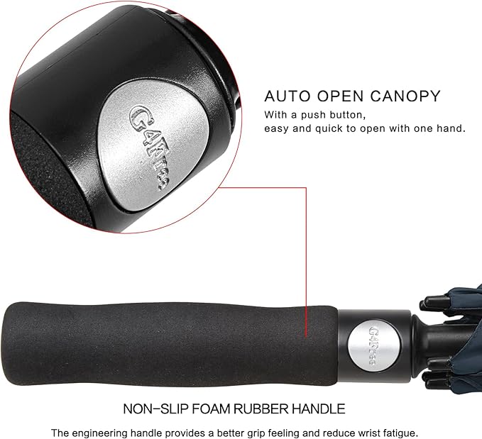 G4Free 47/54/62/68/72 Inch Automatic Open Golf Umbrella Oversize Extra Large - Image 8