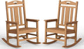 Ciokea Oversized Outdoor Rocking Chairs Set of 2, 380lbs Heavy-Duty Large Patio by CIOKEA