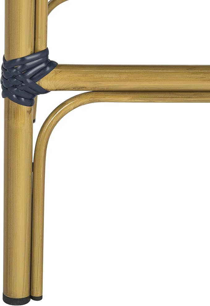 Safavieh PAT4008A Collection Ford Navy and White Indoor/Outdoor Stacking French - Image 11