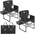 SUNNYFEEL Camping Directors Chair, Heavy Duty, Oversized Portable Folding Chair by SunnyFeelCamping