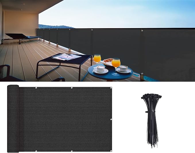 LOVE STORY Balcony Privacy Screen, UV Protection and Weather-Resistant - Image 5