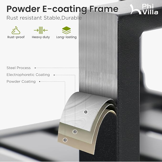PHI VILLA 5 Pieces Patio Dining Set - Image 6