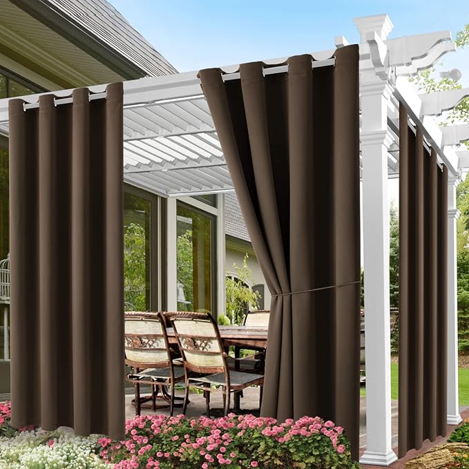 Outdoor Indoor Curtains W52 x L108 by DivaenCamino
