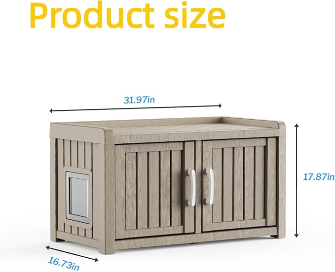 2 Doors Shoe Storage Bench - Image 2