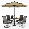 PHI VILLA Patio Table and Chairs Dining Set by PHIVILLAThepioneerofcomfortablehouseholdsupplies