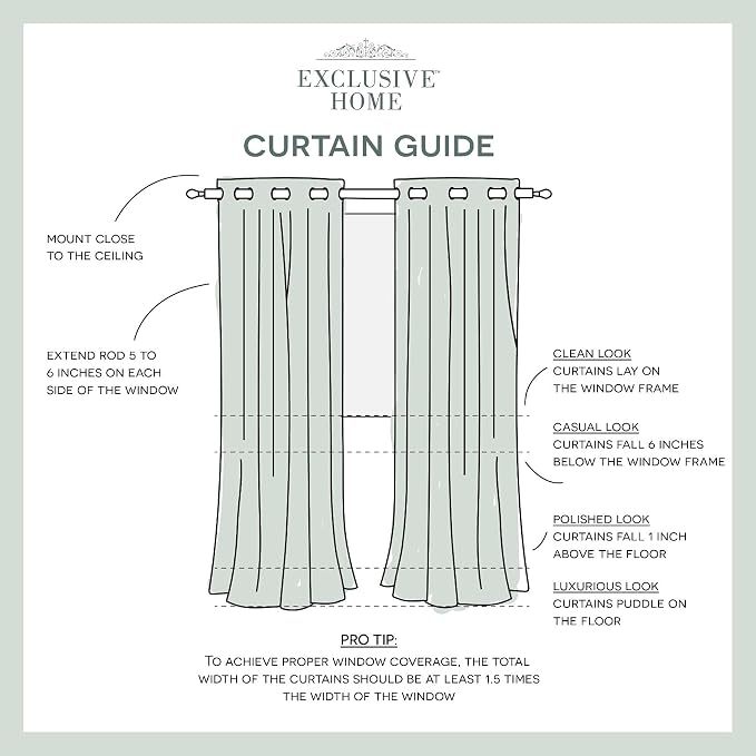 Exclusive Home Canopy Stripe Indoor/Outdoor Grommet Top Curtain Panel, Kiwi / - Image 7