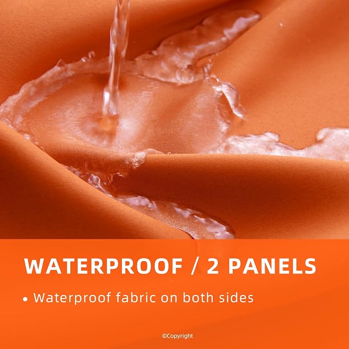 Waterproof Outdoor Curtain W84 x L84 - Image 2