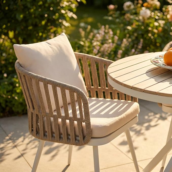 SUNSITT Patio Dining Chairs Set of 2, Outdoor Metal Dining Chairs - Image 6