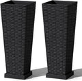 Greesum Set of 2 Tall Plastic Planters by BuynowfromGreesum