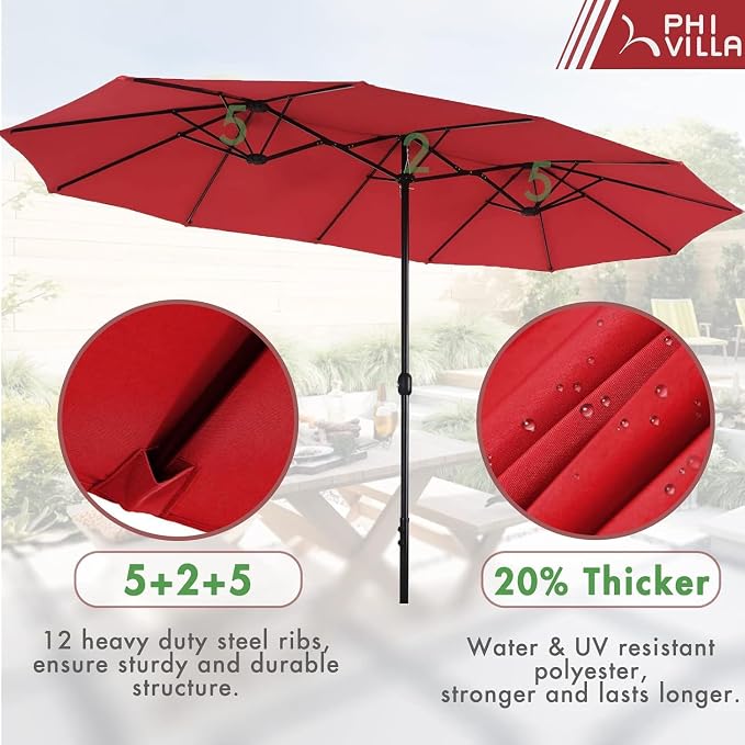 PHI VILLA 7 Pieces Outdoor Dining Set - Image 7