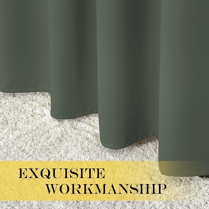 NICETOWN Blackout Curtain for Bedroom 108 inches Long - Image 6