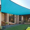LOVE STORY Custom Size 10'x15' Turquoise Blue Sun Shade Sail Rectangle UV Block by LOVESTORY