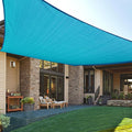 LOVE STORY Custom Size 5'x9' Turquoise Blue Sun Shade Sail Rectangle UV Block by LOVESTORY