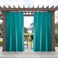 EXCLUSIVE HOME Cabana Solid Indoor/Outdoor Light Filtering Hook-and-Loop Tab by Exclusive+Home