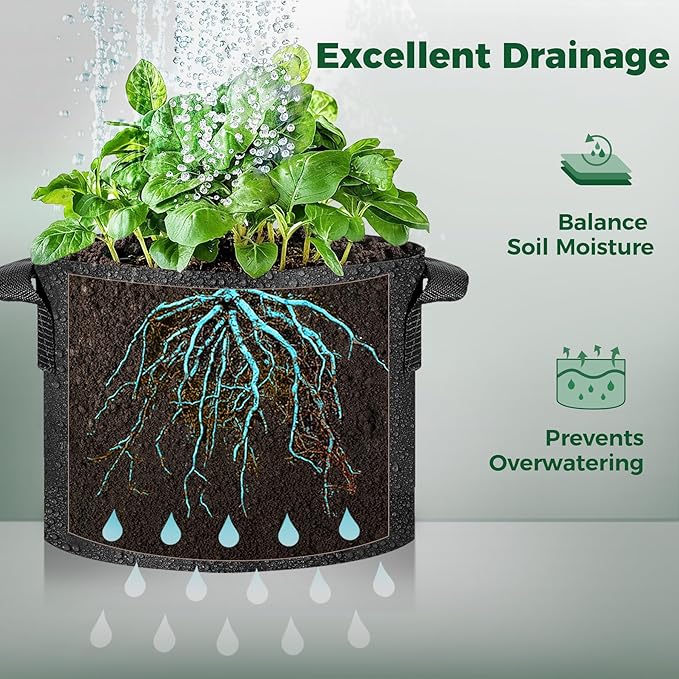 T4U Fabric Plant Grow Bags - Image 7