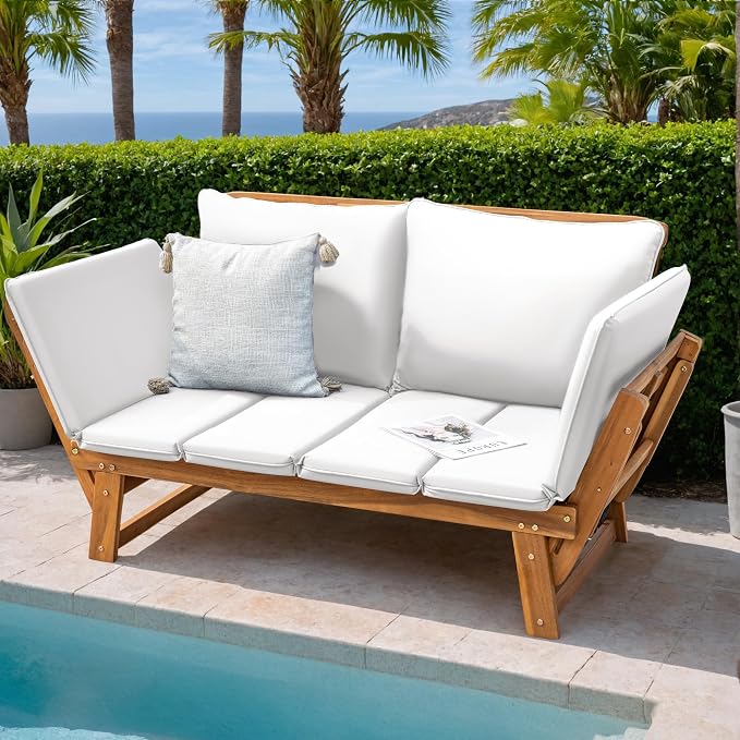 Greesum Patio Convertible Couch Sofa Bed - Image 2