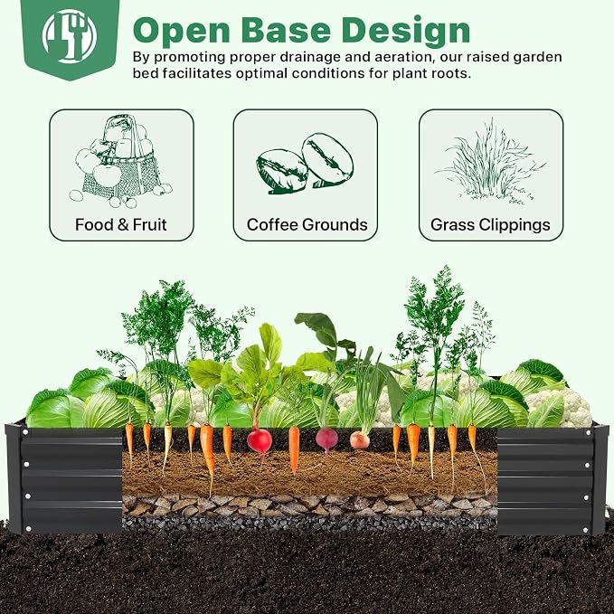 ONCEMORE Galvanized Raised Garden Bed - Image 5