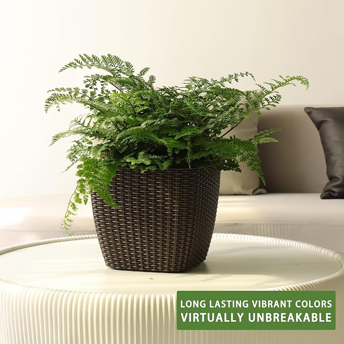 Dexceder 9x8 Self Watering Planter Indoor Outdoor, Inner Mat Design, Thickened - Image 6