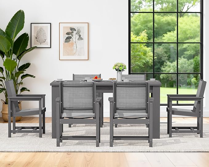 SERWALL 10 Piece Outdoor Dining Table Sets - Image 7