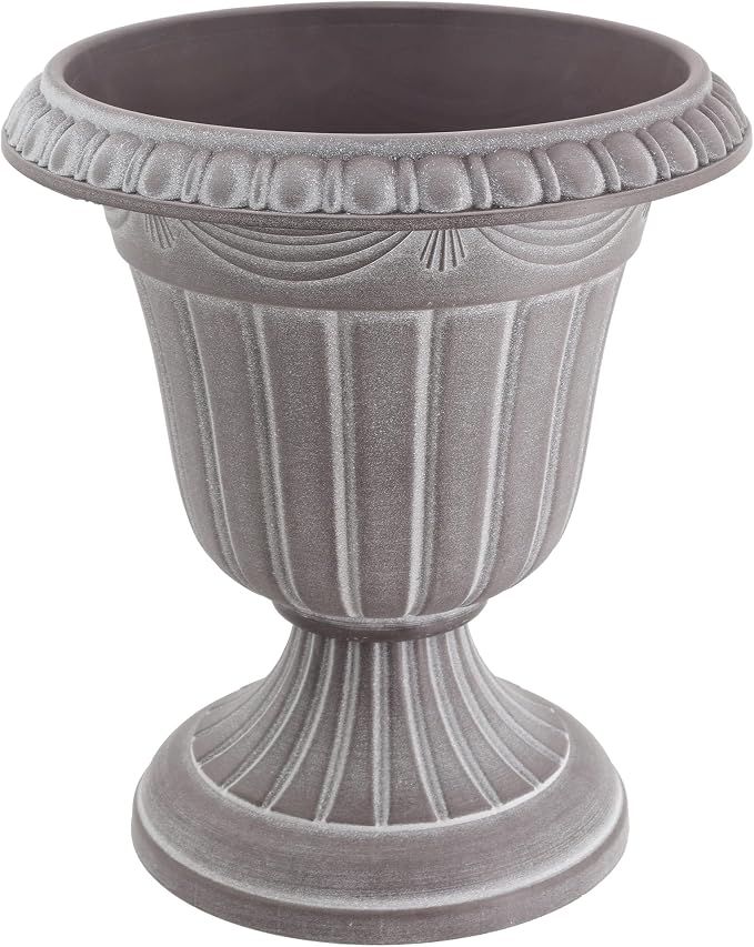 Arcadia Garden Products PL20WW Indoor/Outdoor Classic Traditional Plastic Urn - Image 2