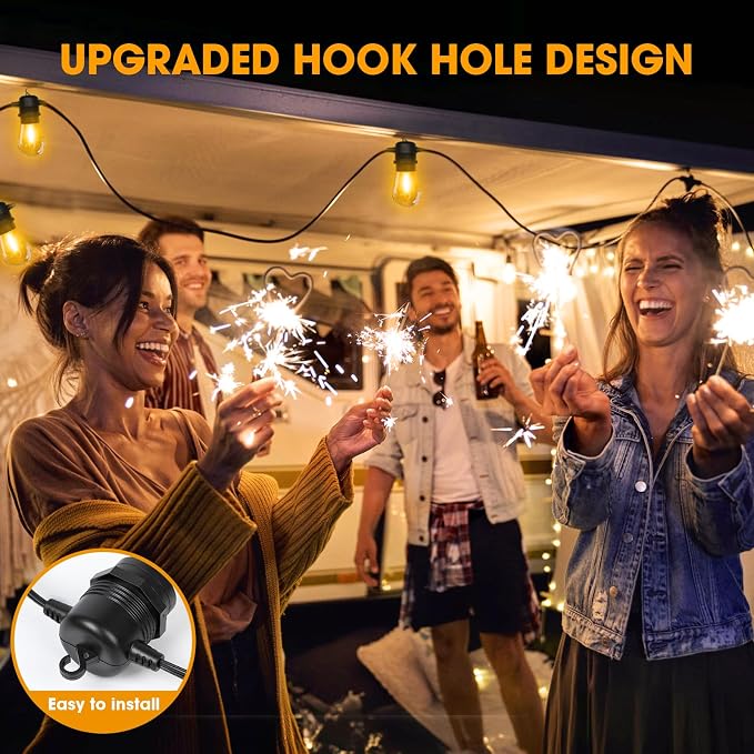 LED Outdoor String Lights 25FT - Image 4