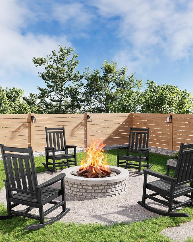 Rocking Chair Outdoor Set of 2 - Image 8