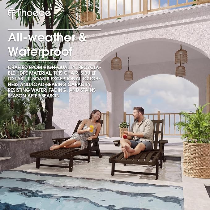 Patio Chaise Lounge Chair, Oversized Lounge Chair Outdoor - Image 7